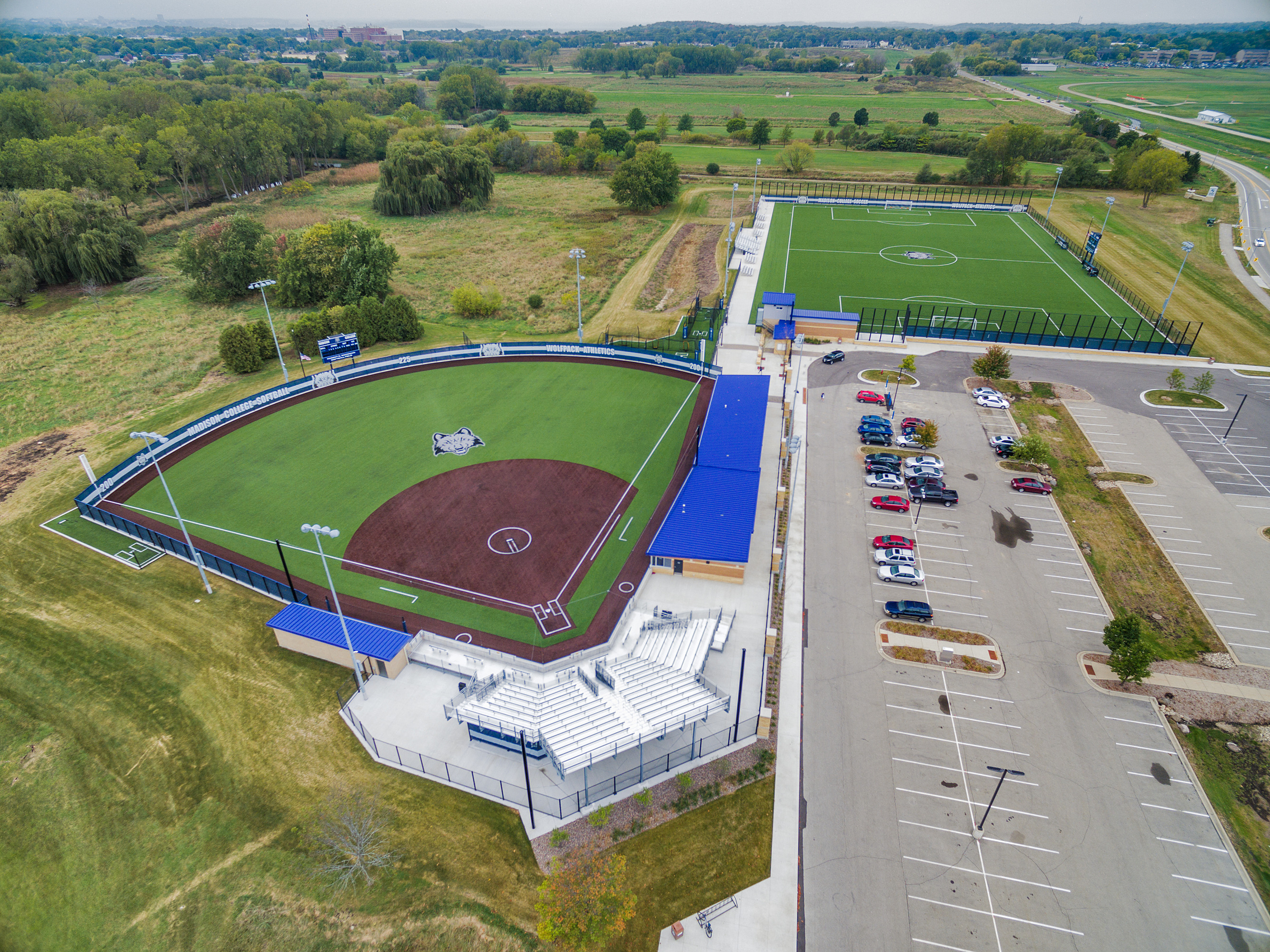 College Softball Field