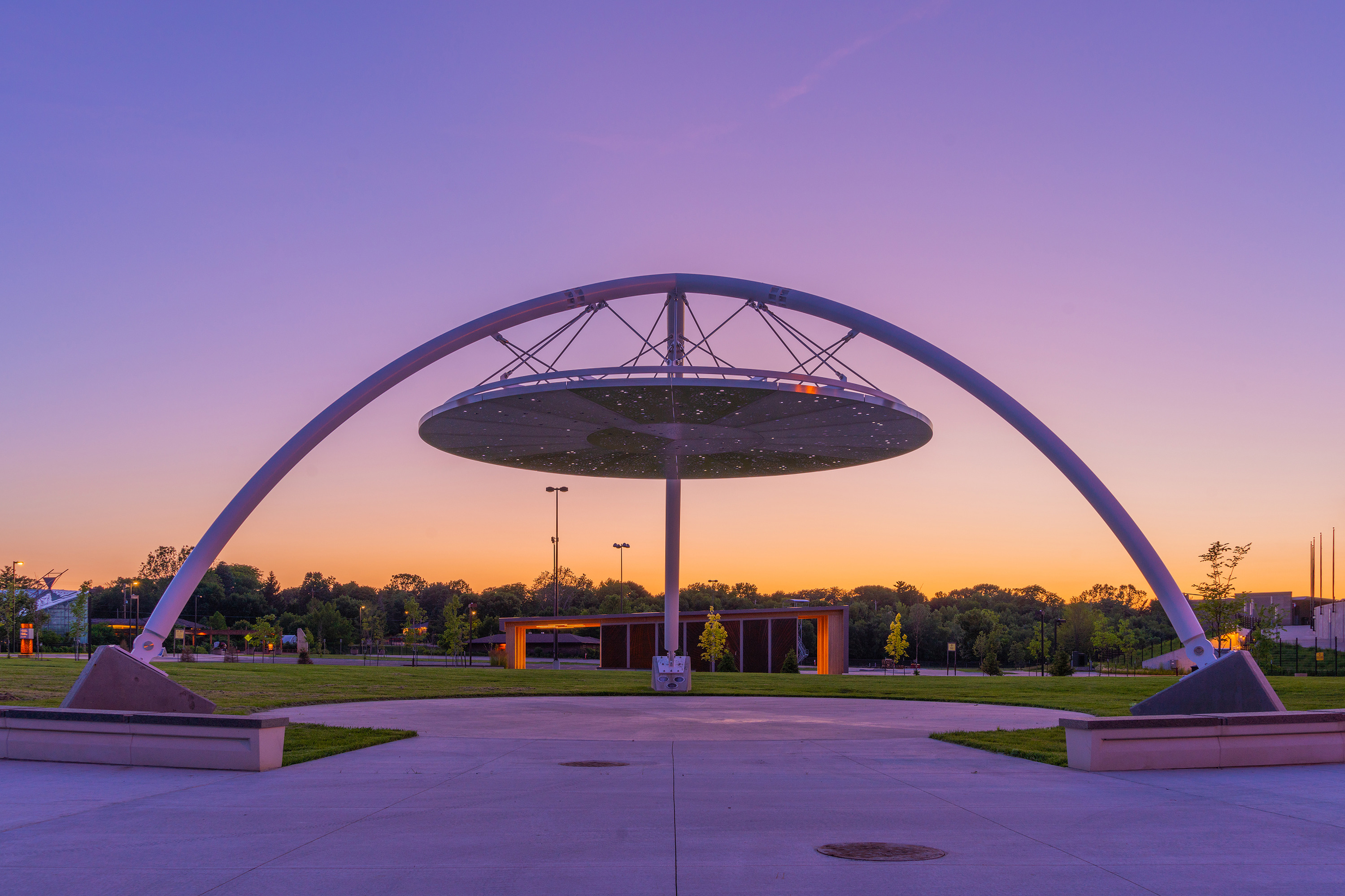 Lily Pavilion at Jack Trice Stadium Green Space | RDG Planning
